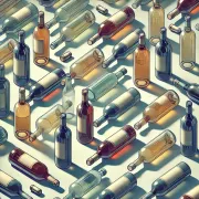 Illustration of wine and spirits bottles